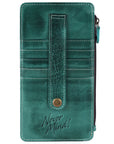 Never Mind Nmbgm132D Wallet Vintage Handmade Genuine Cowhide Leather Women Bag Western Handbag Purse