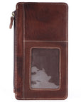 Never Mind Nmbgm132E Wallet Vintage Handmade Genuine Cowhide Leather Women Bag Western Handbag Purse