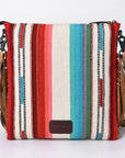 American Darling Cross Body Hand Tooled Saddle Blanket Genuine Leather Women Bag Western Handbag Purse