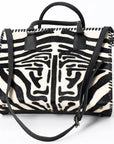 American Darling Briefcase Hair On Genuine Leather women bag western handbag purse