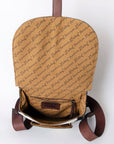 American Darling ADBGZX909 Backpack Hand Tooled Hair-On Genuine Leather Women Bag Western Handbag Purse