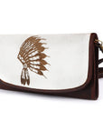 American Darling Wallet Hair on Full Grain Genuine Leather Western Women Bag | Handbag Purse Travel Clutch