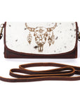 American Darling Wallet Hair on Full Grain Genuine Leather Western Women Bag | Handbag Purse Travel Clutch