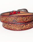 American Darling Beautifully Hand Tooled Genuine American Leather Belt Men and  Women