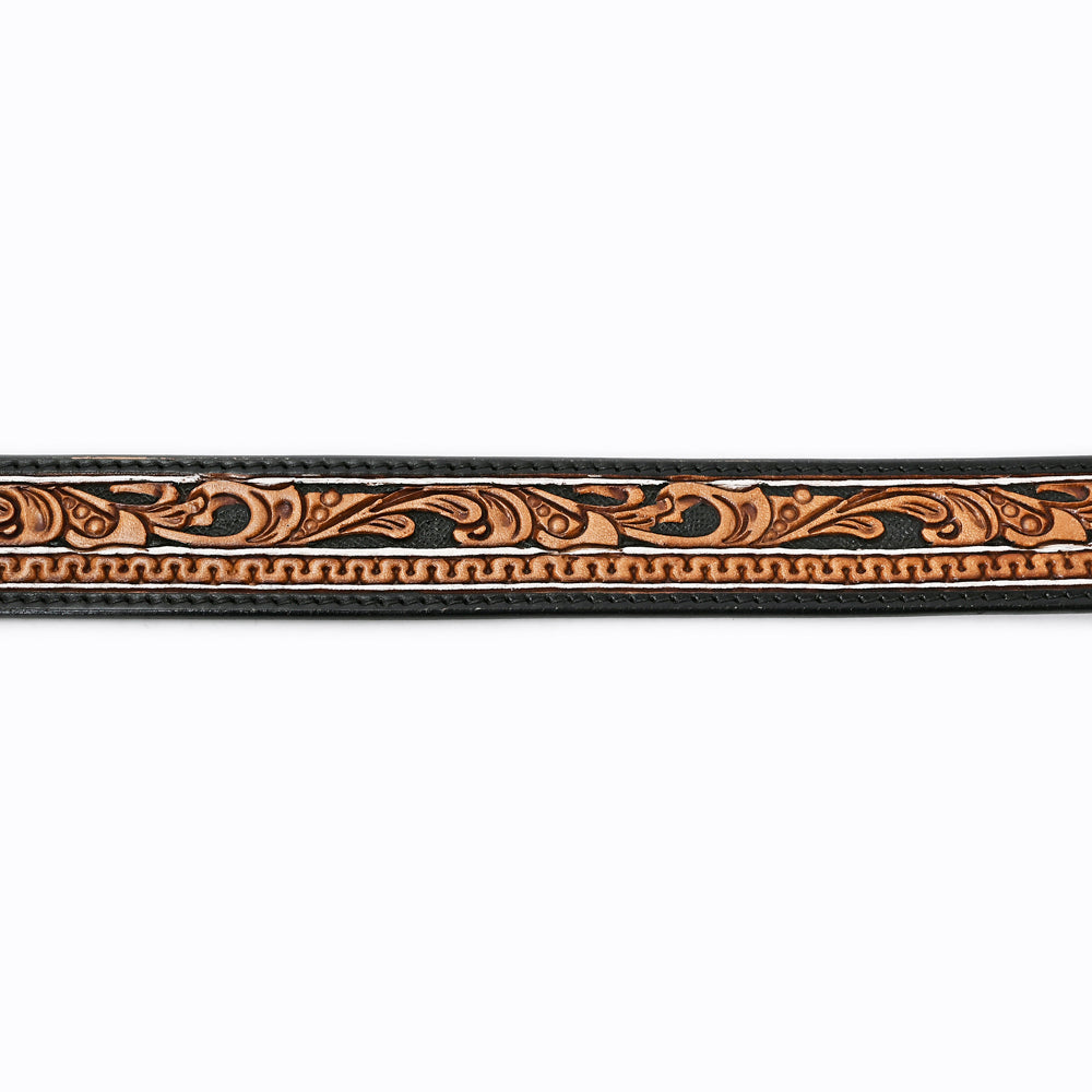 American Darling ADBLF109-L Beautifully Hand Tooled Genuine American Leather Belt Men and  Women
