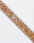 American Darling ADBLF149-L Beautifully Hand Tooled Genuine American Leather Belt Men and  Women