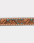 American Darling Beautifully Hand Tooled Genuine American Leather Belt Men and  Women