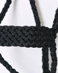 8 Ft Hilason Western Nylon Poly Flat Braided Mule Tape Halter And Lead  Rope
