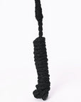 8 Ft Hilason Western Horse Halter Basic Poly Rope With Lead Floral Leather Black