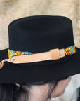 HILASON Beaded  American Style Western Cowgirl Handmade Hatband Tan