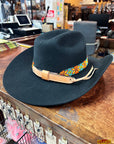 HILASON Beaded  American Style Western Cowgirl Handmade Hatband Tan