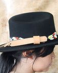 HILASON Beaded  American Style Western Cowgirl Handmade Hatband Tan
