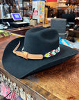 HILASON Beaded  American Style Western Cowgirl Handmade Hatband Tan