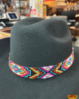 HILASON Beaded  American Style Western Cowgirl Handmade Hatband Tan