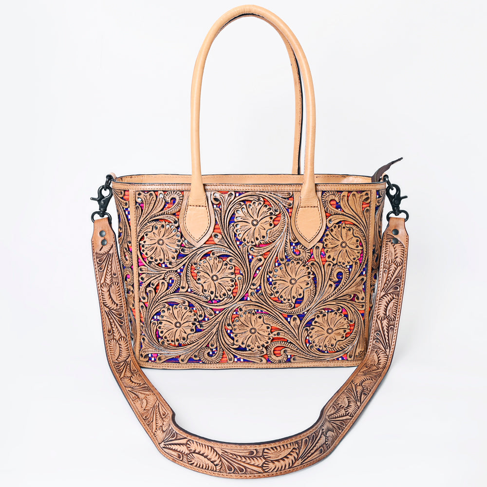 ADBGZ773 American Darling Hand Tooled Genuine Leather Women Bag Western Handbag Purse