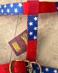Durable Nylon Western Horse Halter With Comfortable Flexible Fit And Flag Design