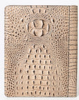 American Darling Portfolio Bag Hand Tooled Crocodile embossed Genuine Leather women bag western handbag purse - Everest Ranch
