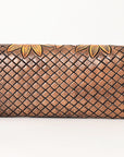 OHLAY WALLET Hand Tooled  Genuine Leather women bag western handbag purse