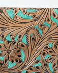 OHLAY WALLET Hand Tooled Genuine Leather women bag western handbag purse