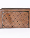 OHLAY WALLET Hand Tooled  Genuine Leather women bag western handbag purse