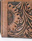 OHLAY WALLET Hand Tooled  Genuine Leather women bag western handbag purse