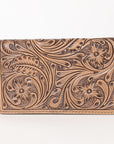 OHLAY WALLET Hand Tooled  Genuine Leather women bag western handbag purse