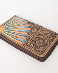 OHLAY WALLET Hand Tooled  Genuine Leather women bag western handbag purse