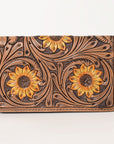 OHLAY WALLET Hand Tooled  Genuine Leather women bag western handbag purse