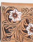 OHLAY WALLET Hand Tooled  Genuine Leather women bag western handbag purse
