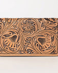 OHLAY WALLET Hand Tooled  Genuine Leather women bag western handbag purse