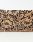 OHLAY WALLET Hand Tooled  Genuine Leather women bag western handbag purse