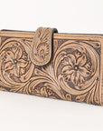 OHLAY WALLET Hand Tooled Genuine Leather women bag western handbag purse