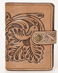 OHLAY WALLET Hand Tooled  Genuine Leather women bag western handbag purse