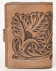 OHLAY WALLET Hand Tooled  Genuine Leather women bag western handbag purse