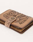 OHLAY WALLET Hand Tooled  Genuine Leather women bag western handbag purse