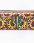 OHLAY WALLET Hand Tooled  Genuine Leather women bag western handbag purse