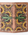 OHLAY WALLET Hand Tooled  Genuine Leather women bag western handbag purse