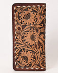 OHLAY WALLET Hand Tooled  Genuine Leather women bag western handbag purse