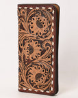 OHLAY WALLET Hand Tooled  Genuine Leather women bag western handbag purse
