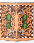 OHLAY WALLET Hand Tooled  Genuine Leather women bag western handbag purse