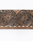 OHLAY WALLET Hand Tooled  Genuine Leather women bag western handbag purse