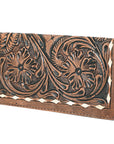 OHLAY WALLET Hand Tooled  Genuine Leather women bag western handbag purse