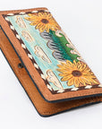 OHLAY WALLET Hand Tooled  Genuine Leather women bag western handbag purse