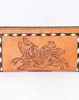 OHLAY WALLET Hand Tooled  Genuine Leather women bag western handbag purse