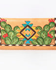 OHLAY WALLET Hand Tooled  Genuine Leather women bag western handbag purse