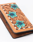 OHLAY WALLET Hand Tooled  Genuine Leather women bag western handbag purse