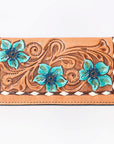 OHLAY WALLET Hand Tooled  Genuine Leather women bag western handbag purse