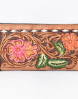 OHLAY Wallet Hand Tooled Genuine Leather Women Bag Western Handbag Purse | Womens Handbags |Leather Belt for Summer