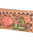 OHLAY Wallet Hand Tooled Genuine Leather Women Bag Western Handbag Purse | Womens Handbags |Leather Belt for Summer