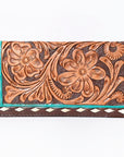 OHLAY WALLET Hand Tooled  Genuine Leather women bag western handbag purse